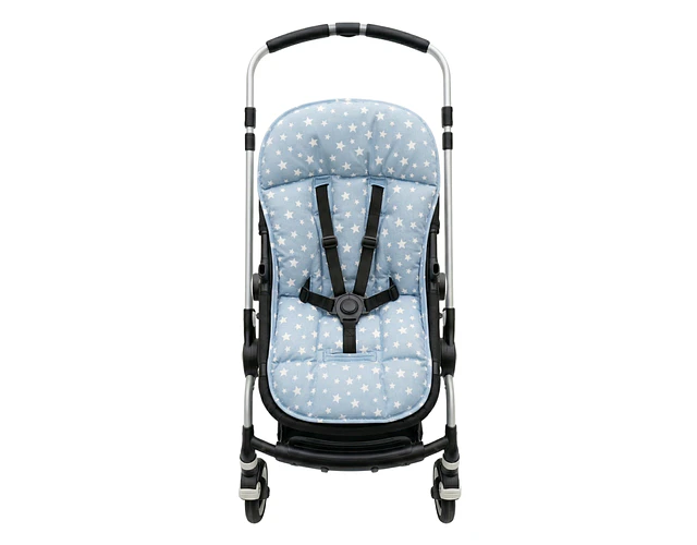 Cojín para Coche - Azul estrellas blancas