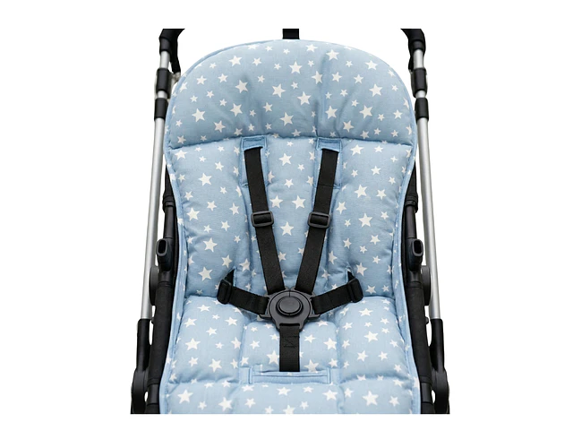 Cojín para Coche - Azul estrellas blancas