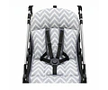 Cojín para Coche - Gris Zig Zag