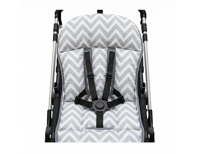 Cojín para Coche - Gris Zig Zag