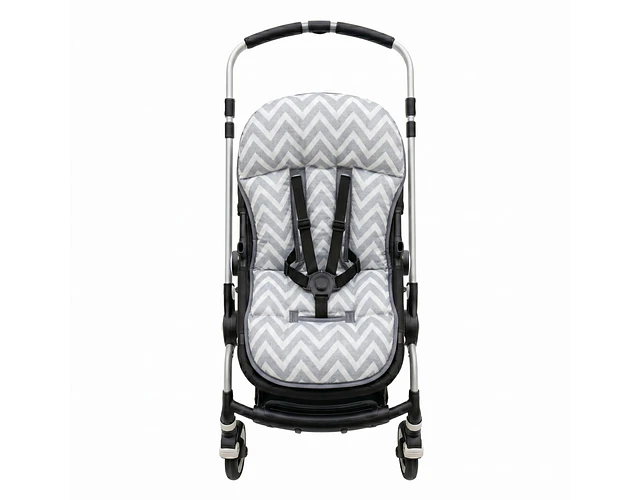 Cojín para Coche - Gris Zig Zag