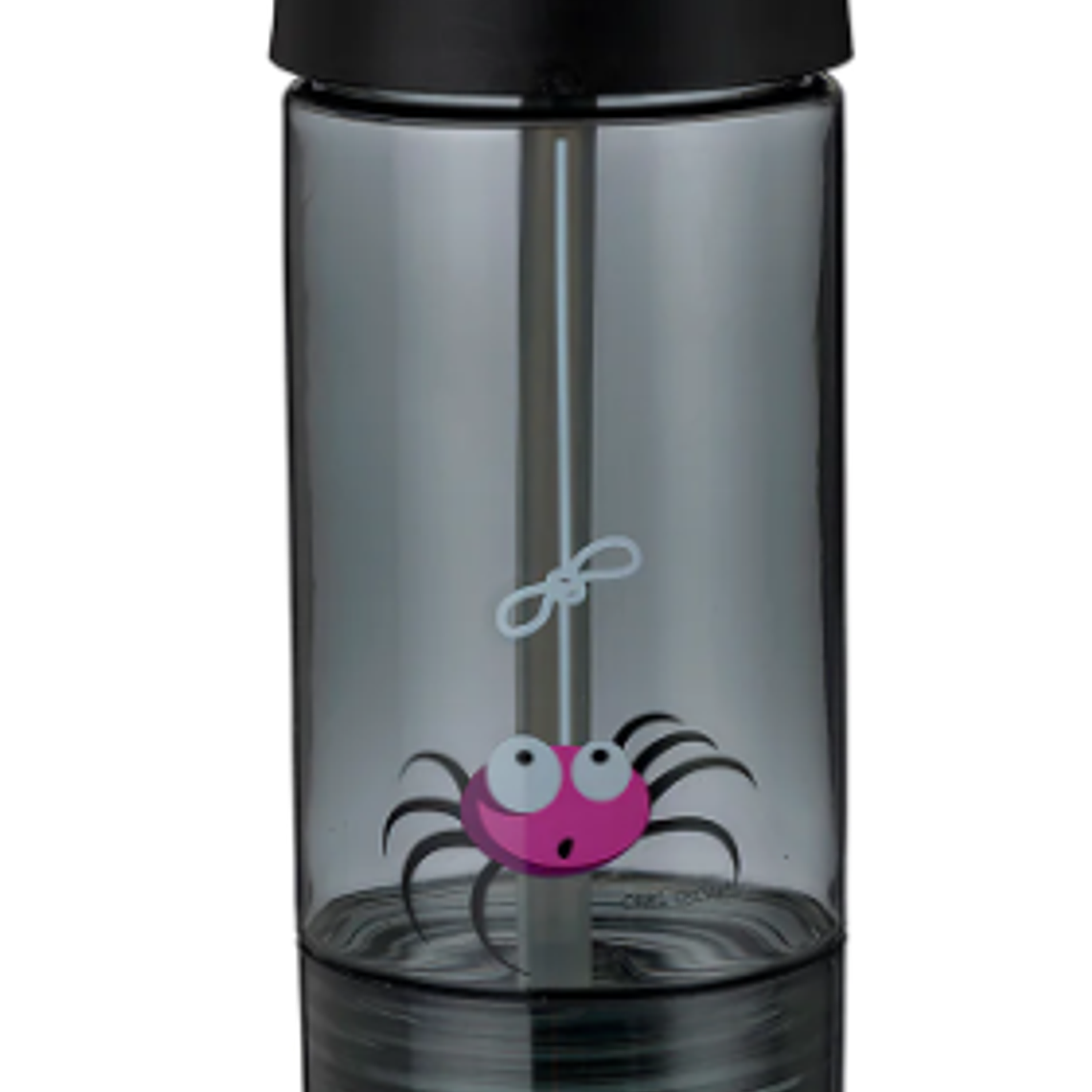 Botella 2en1 snack araña gris Carl Oscar 1