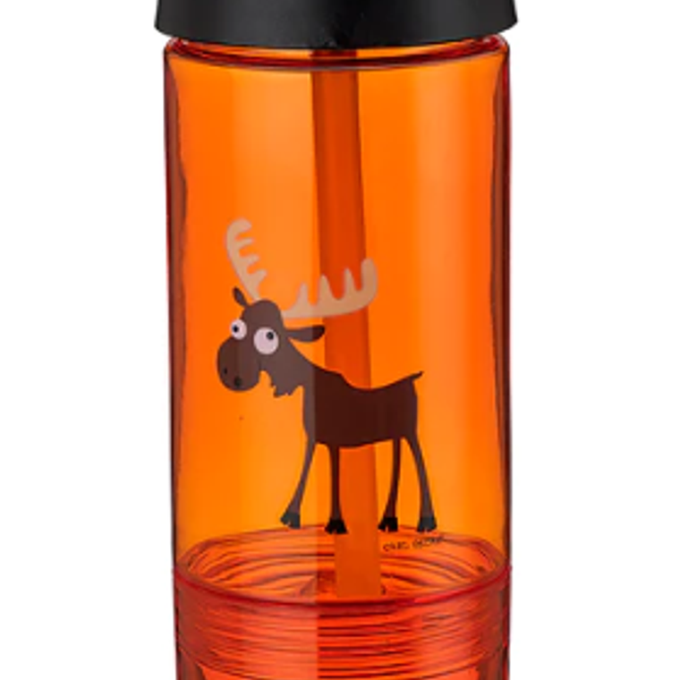 Botella 2en1 snack alce naranja Carl Oscar 1