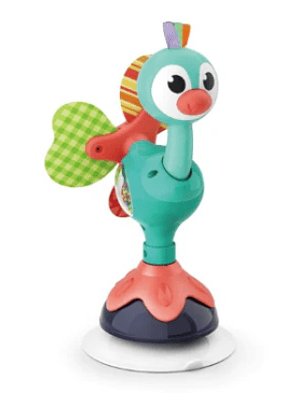 Juguete succión pavo real Hola Toys