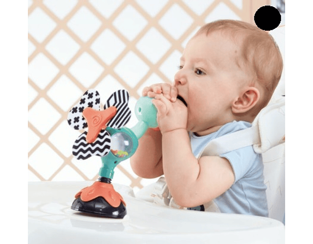 Juguete succión pavo real Hola Toys