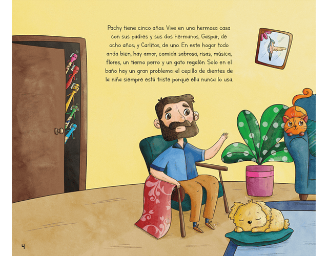 El cepillo de Pachy (Importancia del cuidado bucal)