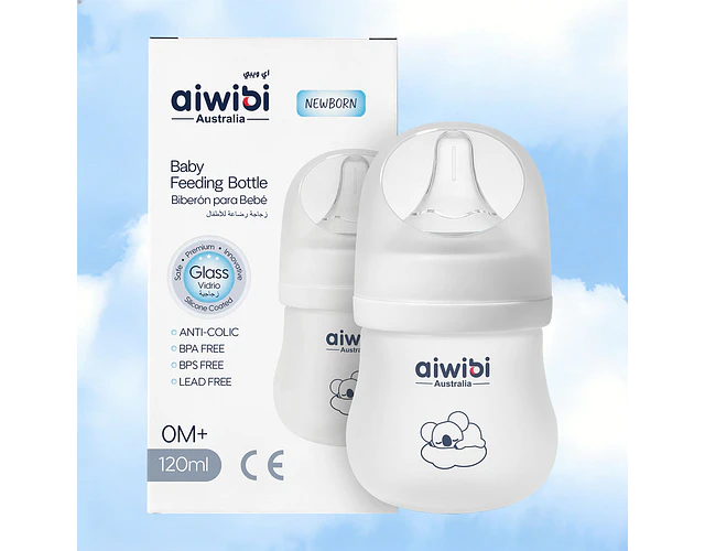 Mamadera de Vidrio 120 ML