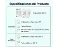 Mamadera de Vidrio 120 ML