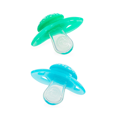 Chupetes Twistshake Fisiológico 0-6m 2 uns Azul-Verde Pastel