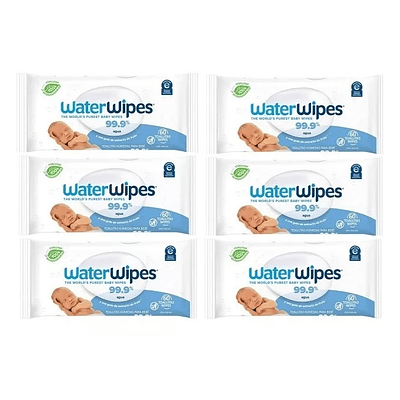 WaterWipes Toallitas Húmedas Single Pack Bio (60 Unds)