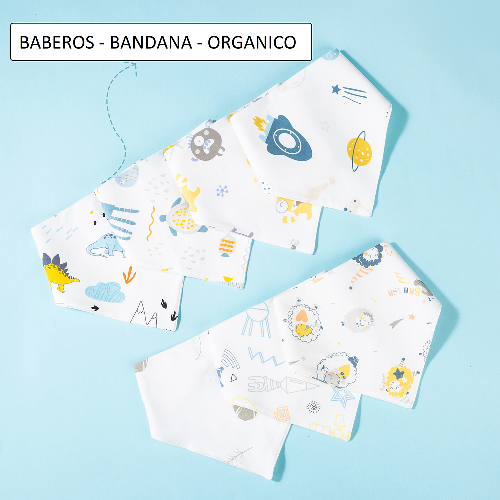 Baberos Bandana Pack 7 unidades