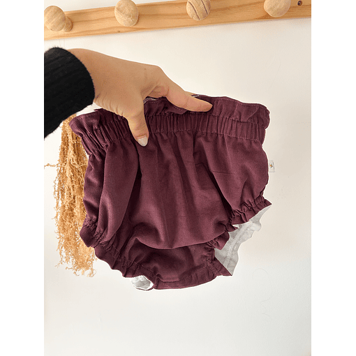 TAPA FRALDA BOMBAZINE - Beringela