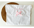 BOLSA DE PRIMEIRA ROUPA PERSONALIZADA COM LAÇO 