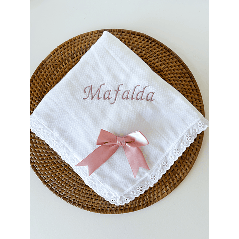 FRALDA PERSONALIZADA COM LAÇO 