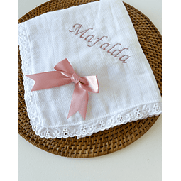 FRALDA PERSONALIZADA COM LAÇO 