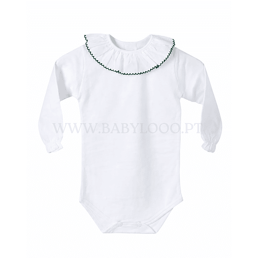 BODIE GOLA REDONDA - MANGA COMPRIDA - Verde escuro