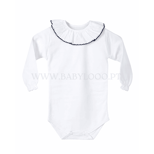 BODIE GOLA REDONDA - CARDADO - Azul escuro