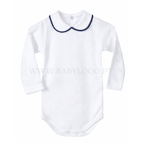 BODIE DE GOLA EM BICO - MANGA COMPRIDA