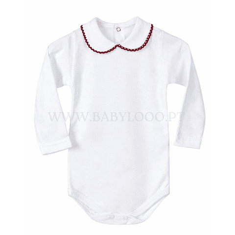 BODIE DE GOLA EM BICO - MANGA COMPRIDA