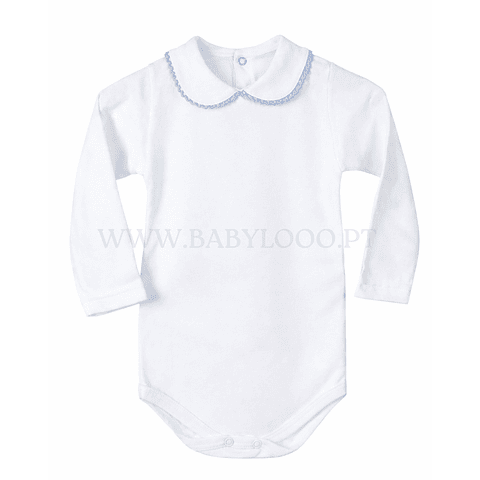 BODIE DE GOLA EM BICO - MANGA COMPRIDA