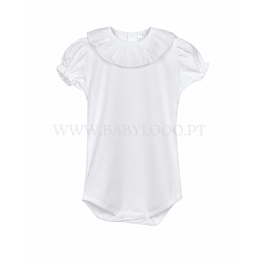 BODIE GOLA REDONDA - MANGA CURTA - Branco