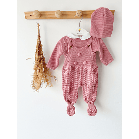 JARDINEIRAS COM CAMISOLA E GORRO 