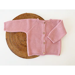 CASACO DE MALHA ROSA VELHO 