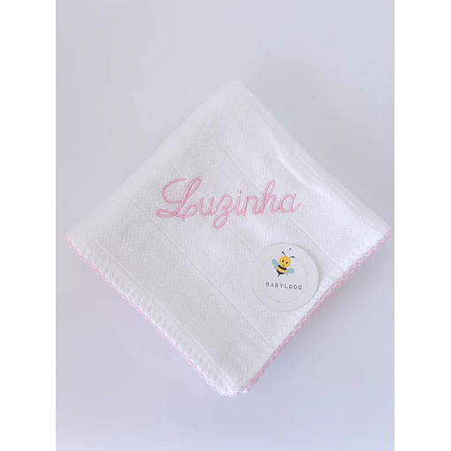 FRALDA DE PANO COLORIDA PERSONALIZADA