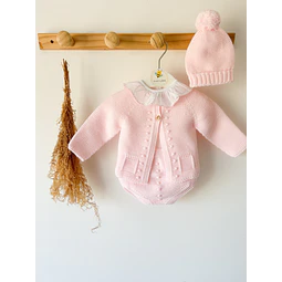 CONJUNTO NOVELO - ROSA BEBÉ