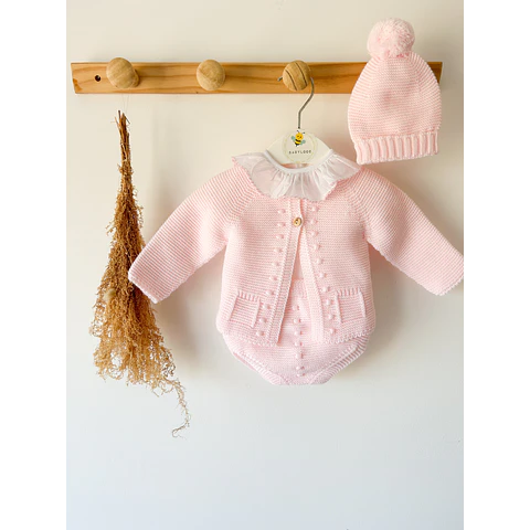 CONJUNTO NOVELO - ROSA BEBÉ