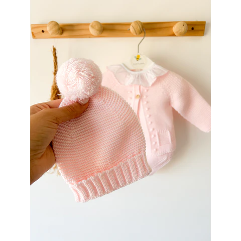 CONJUNTO NOVELO - ROSA BEBÉ