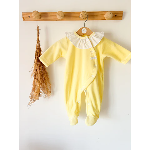 BABYGROW GOLINHA VELUDO - AMARELO