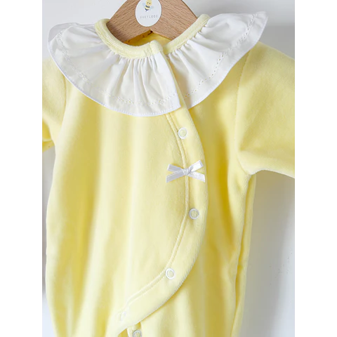 BABYGROW GOLINHA VELUDO - AMARELO
