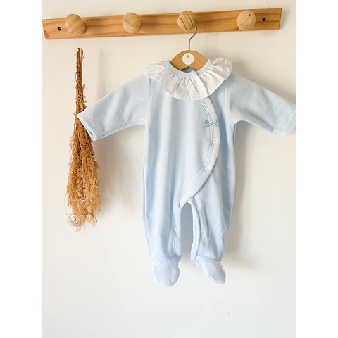 BABYGROW GOLINHA VELUDO - AZUL