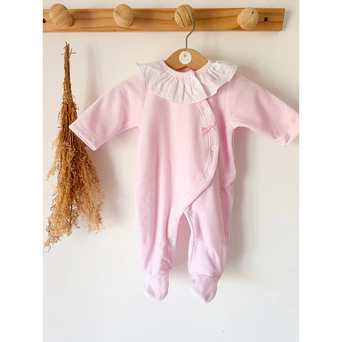 BABYGROW GOLINHA VELUDO - ROSA BEBÉ