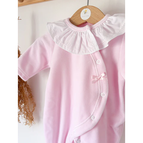 BABYGROW GOLINHA VELUDO - ROSA BEBÉ