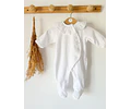 BABYGROW GOLINHA VELUDO - BRANCO