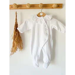 BABYGROW GOLINHA VELUDO - BRANCO