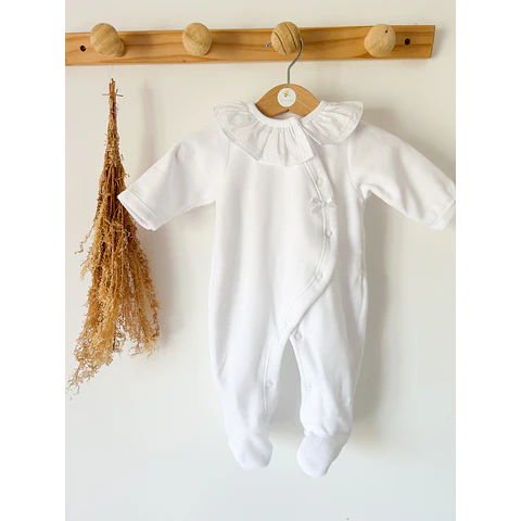 BABYGROW GOLINHA VELUDO - BRANCO