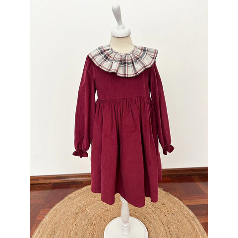 VESTIDO BOMBAZINE 