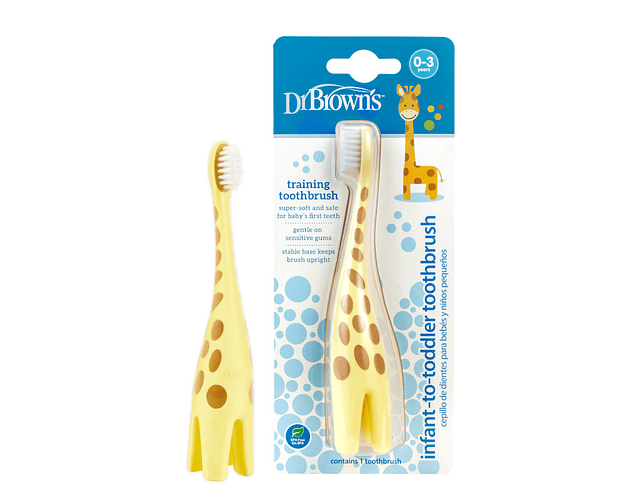 Cepillo de dientes niños 0-3 años jirafa Dr. Brown´s