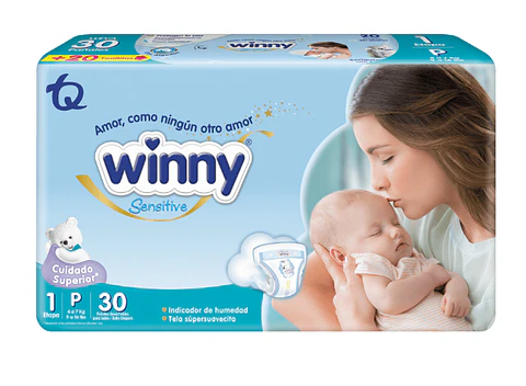 Pañales Winny Sensitive Etapa 1