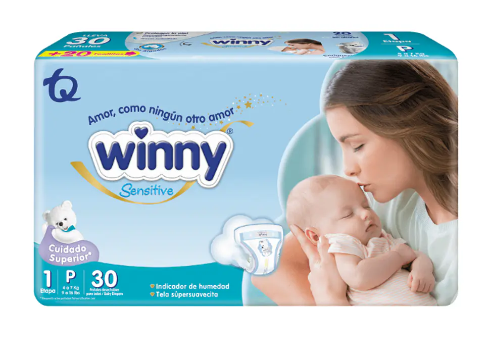 Pañales Winny Sensitive Etapa 1 1