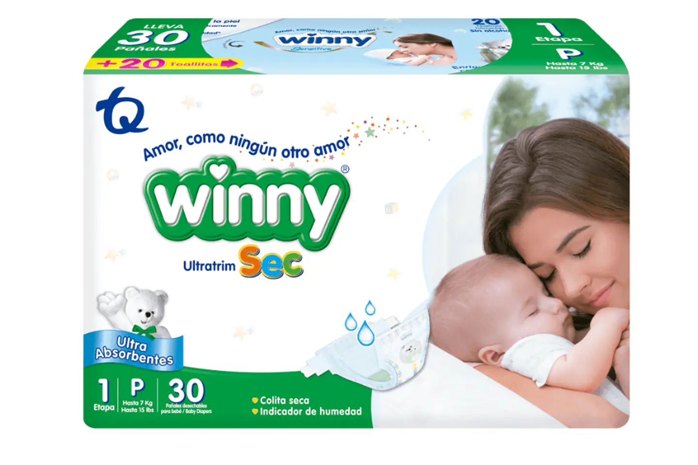 Pañales Winny UltraTrim Sec Etapa 1 1