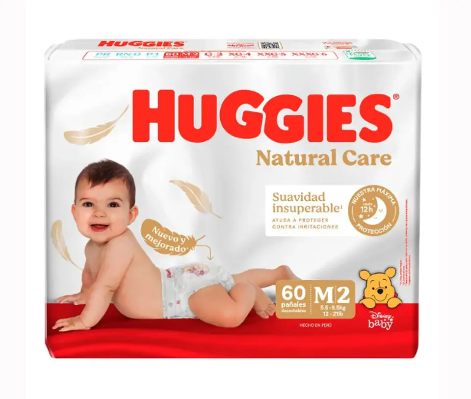 Pañales Huggies Natural Care Etapa 2 2