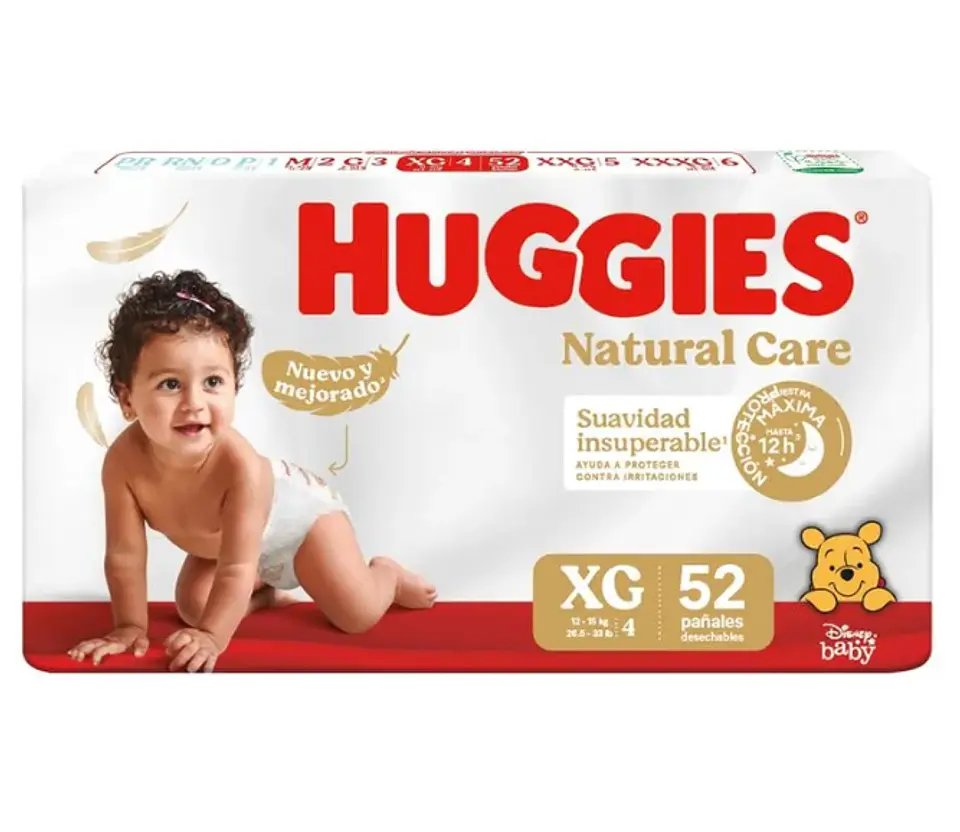 Pañales Huggies Natural Care Etapa 4 1