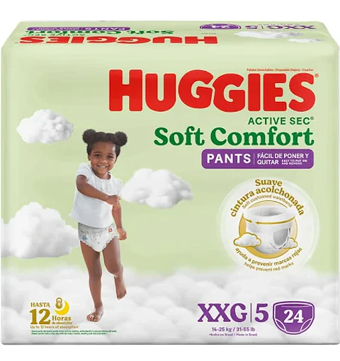 Pañales Huggies Pants Active Sec Soft Comfort Etapa 5