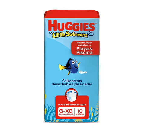 Pañales Huggies Little Swimmers Talla G -XG