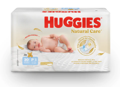 Pañales Huggies Natural Care Etapa 1