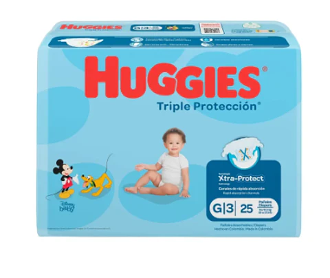 Pañales Huggies Triple Protección Etapa 3